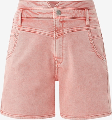 QS Regular Jeans in Pink: front