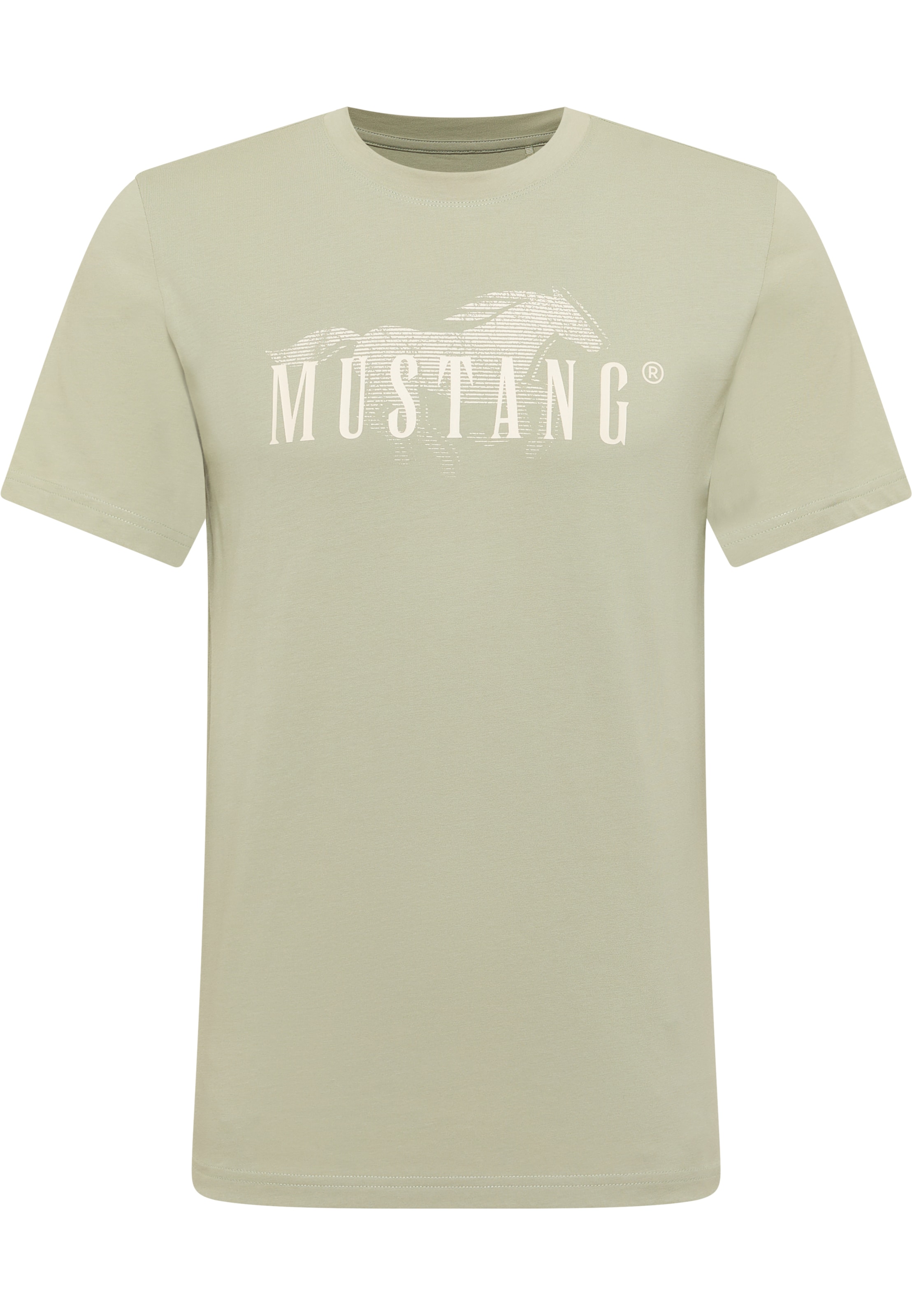 MUSTANG Shirt 'Austin' in Grün: Vorderseite