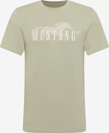 MUSTANG Shirt 'Austin' in Grün: Vorderseite
