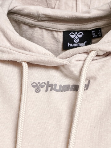 Hummel Athletic Sweatshirt 'ZANDRA' in Beige