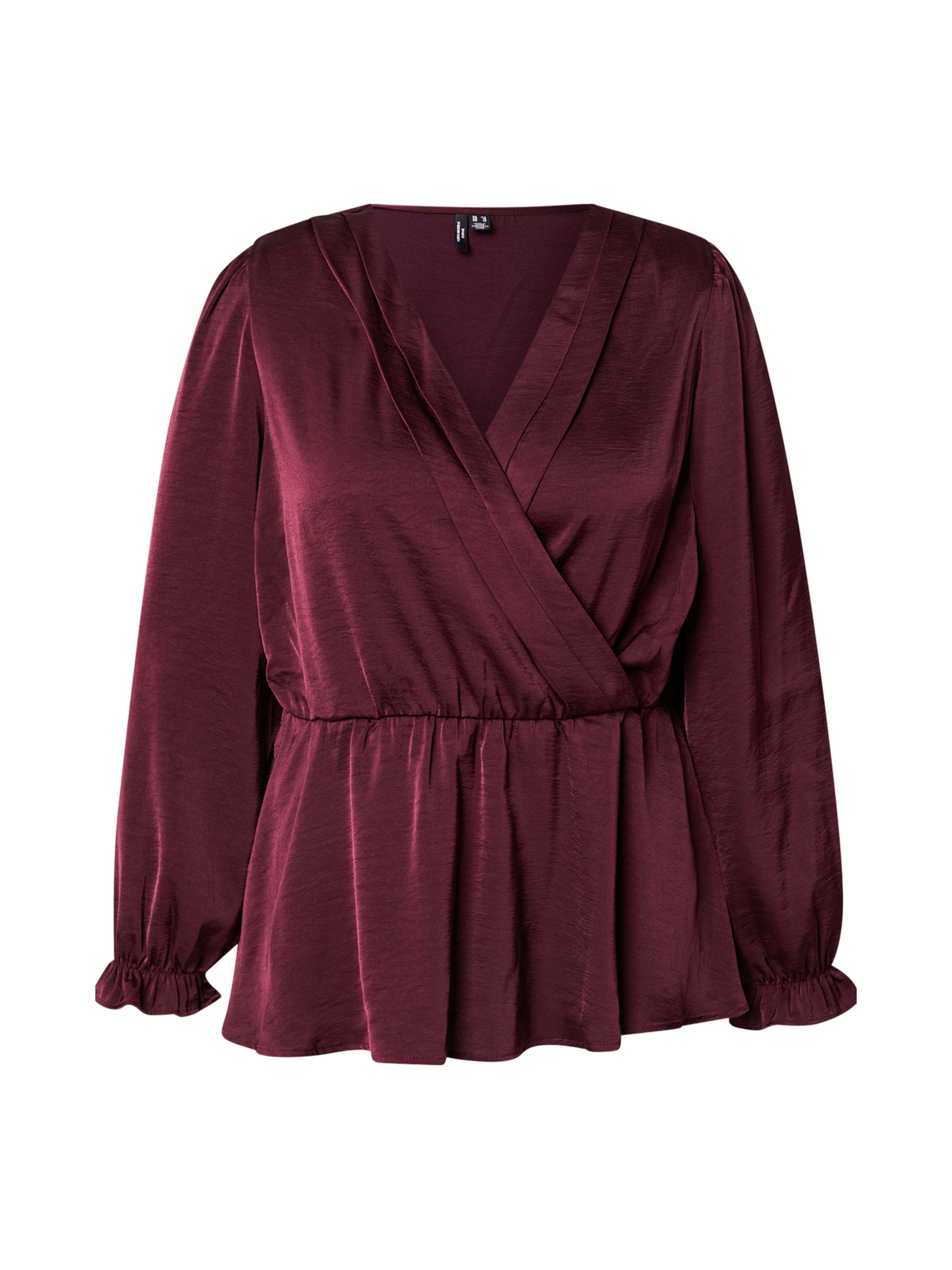 Vero Moda Curve - Blusa em vermelho: frente