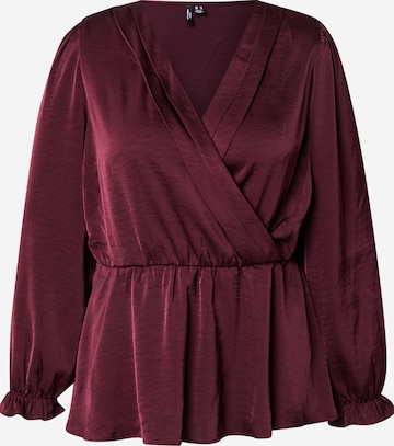 Vero Moda Curve Blouse in Red: front
