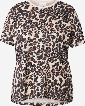 smėlio ONLY Carmakoma Marškinėliai 'CARLULU': priekis