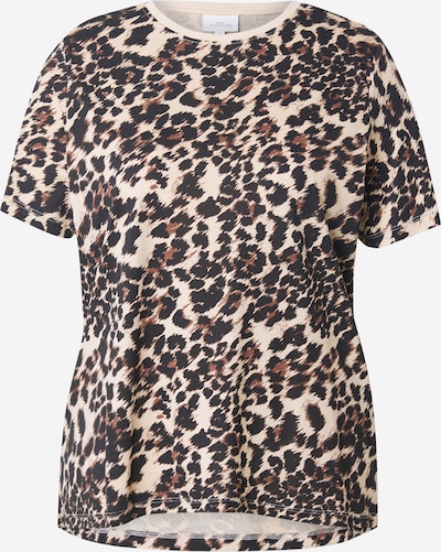 ONLY Carmakoma Paita 'CARLULU' värissä kerma / karamelli / musta, Tuotenäkymä