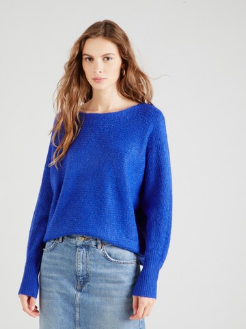 Pull-over 'DANIELLA' ONLY en bleu : devant