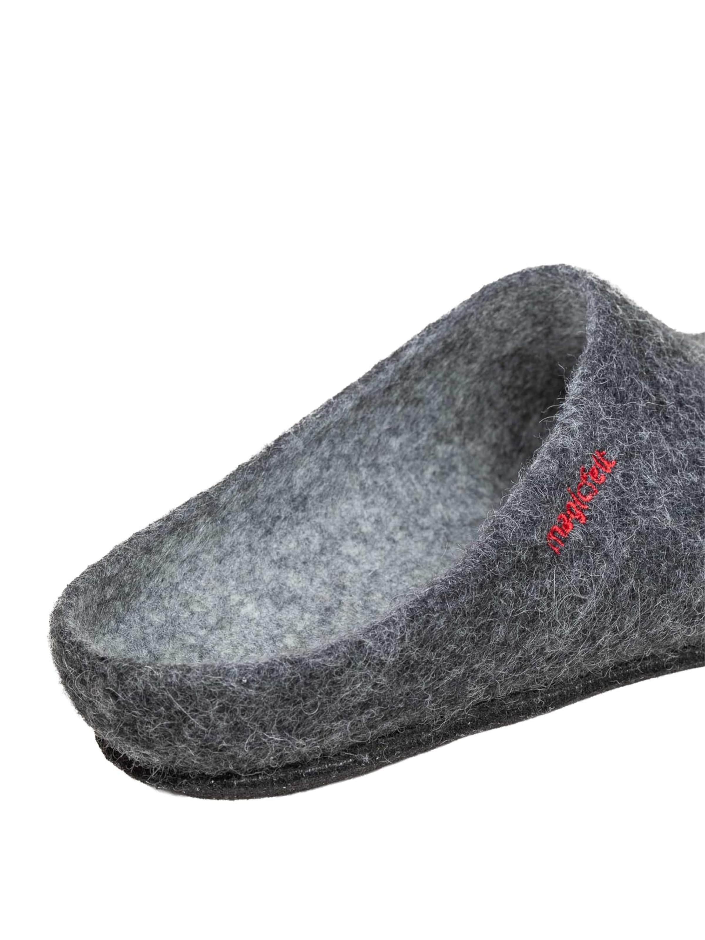 MagicFelt Slippers 'Filz' in Grey