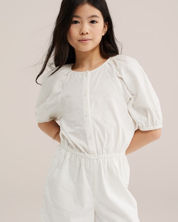 WE Fashion Комбинезон в Белый