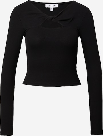 EDITED Μπλουζάκι 'Xiva' σε μαύρο: μπροστά