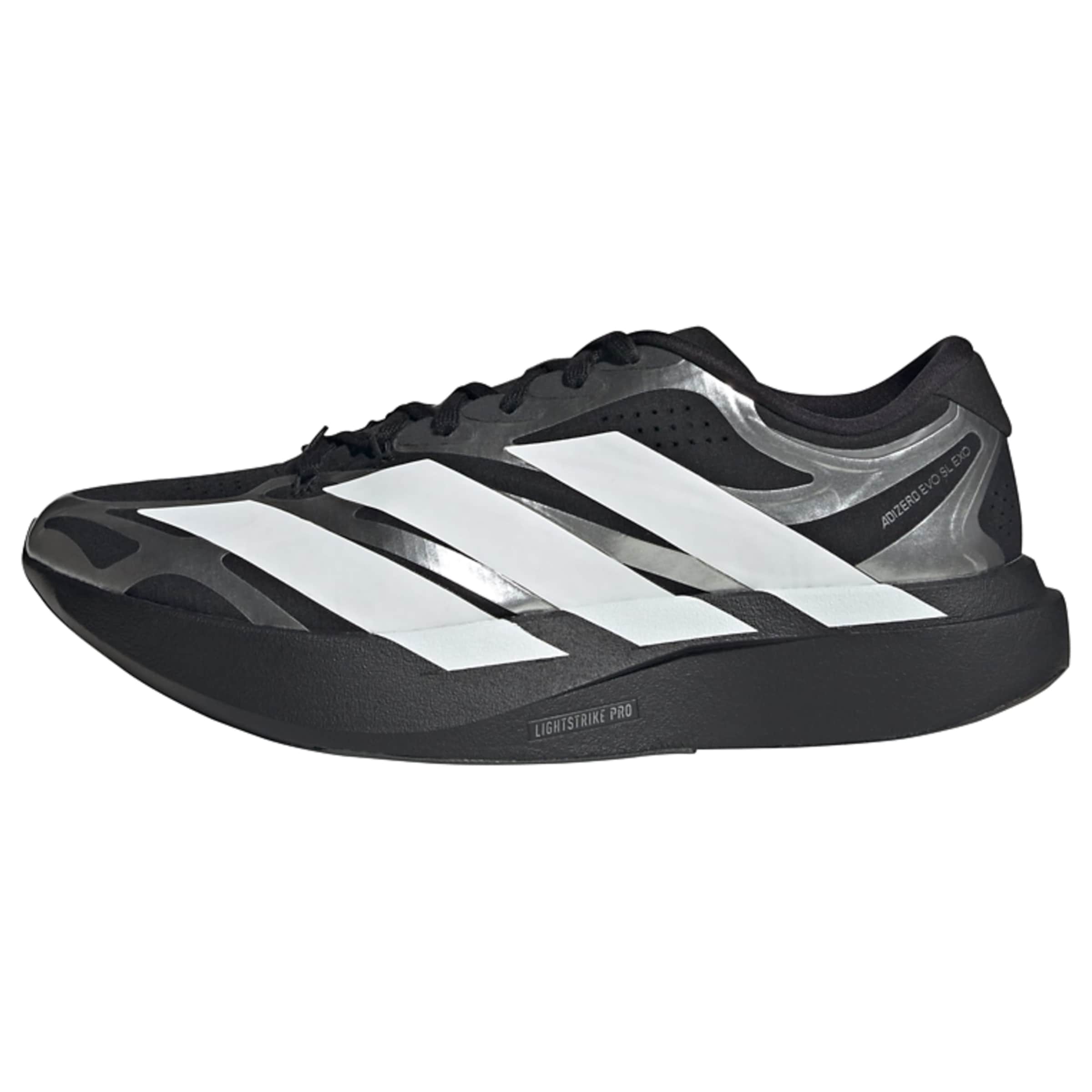 ADIDAS PERFORMANCE Tekaški čevelj 'Adizero Evo SL Exo' | črna barva: sprednja stran