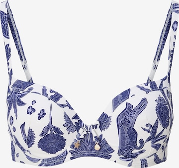 LingaDore - Top de biquíni em azul: frente