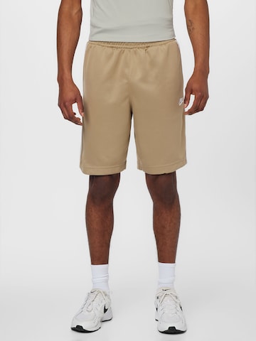 Nike Sportswear Normální Kalhoty – zelená: přední strana