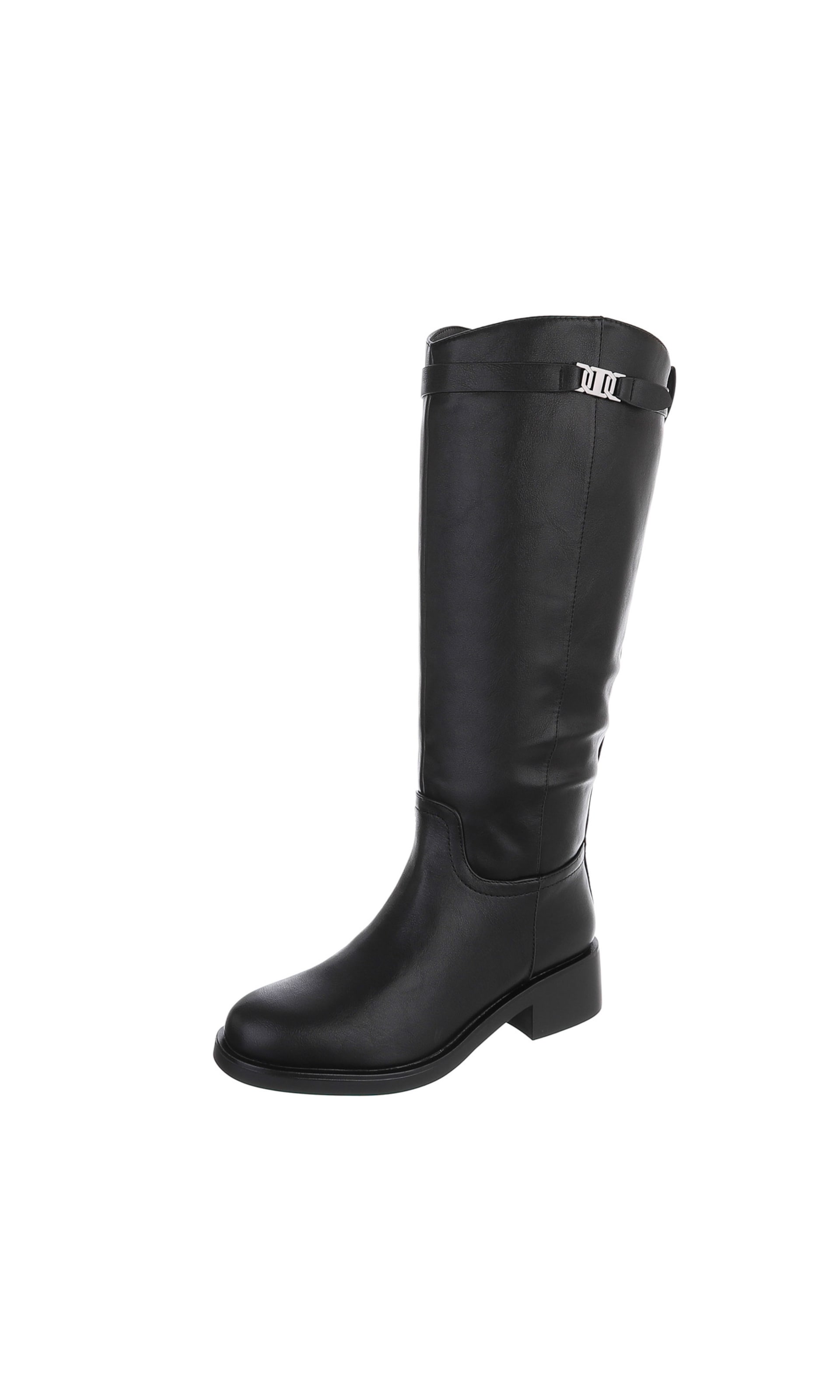 Ital-Design Boots in Black: front