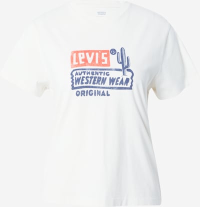 LEVI'S ® Tričko 'Graphic Classic Tee' - námornícka modrá / pastelovo červená / biela, Produkt
