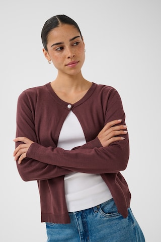 Kaffe Knit Cardigan in Brown