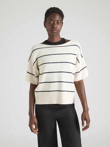 MOS MOSH Пуловер 'MMArlen' в бяло: отпред