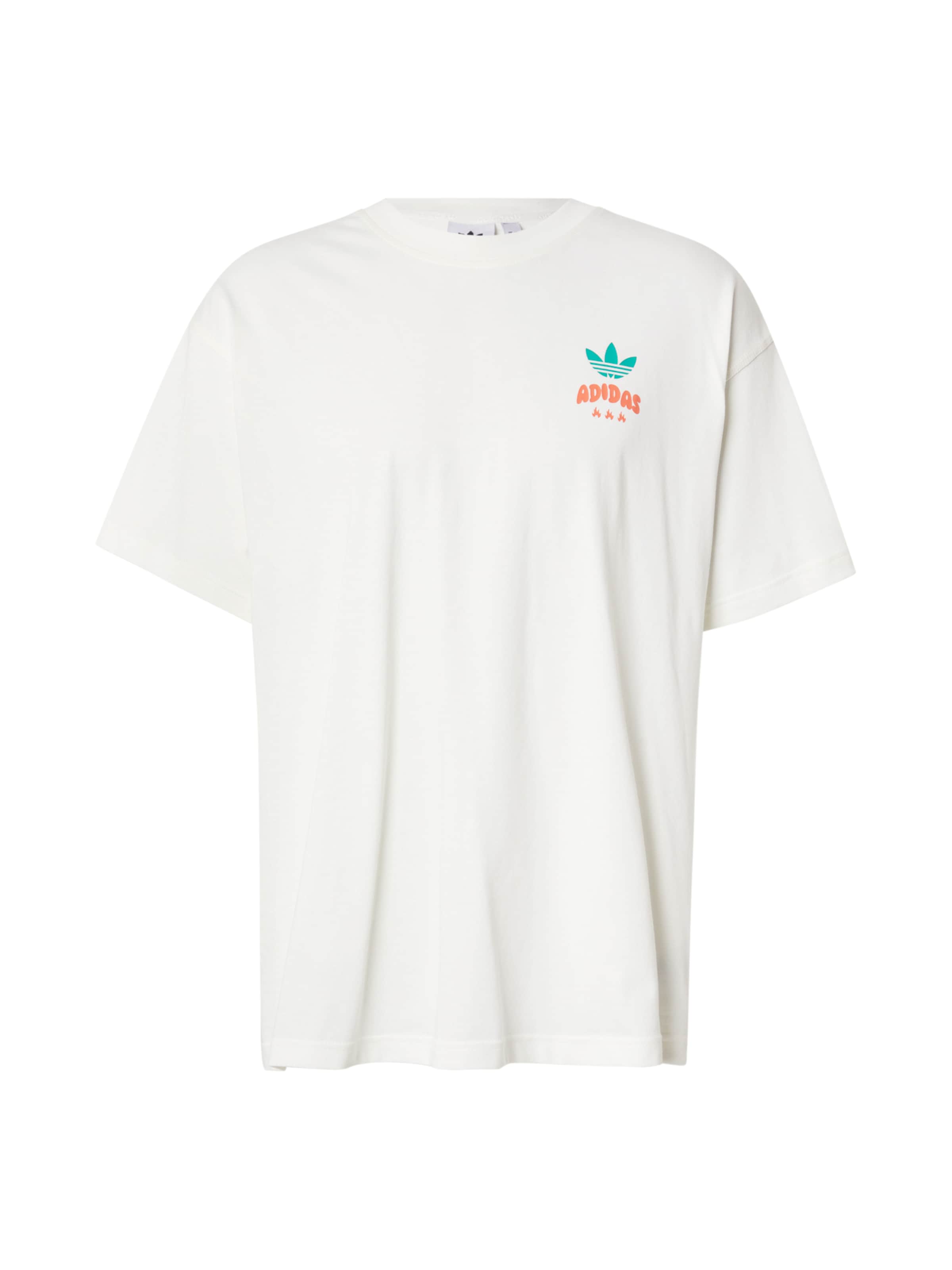 ADIDAS ORIGINALS Футболка 'Japaleno' в Бирюзовый / Оранжевый / Черный / Белый, Обзор товара