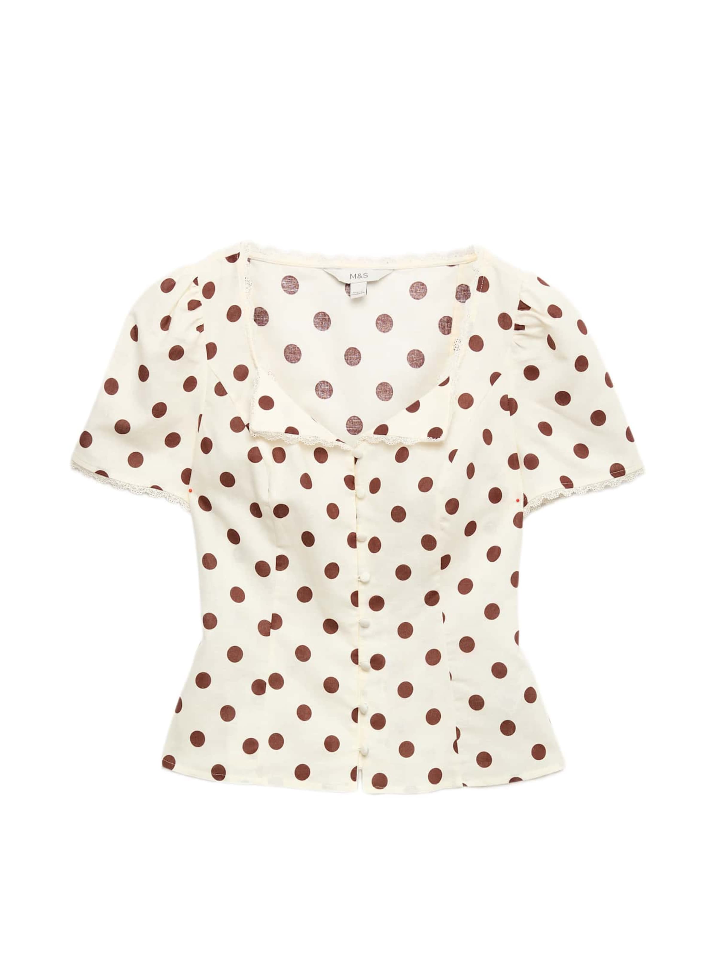 Marks & Spencer Top in XS in Beige, Item view