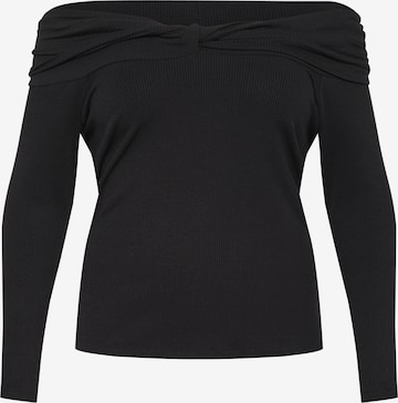 Chemisier KAFFE CURVE en noir : devant