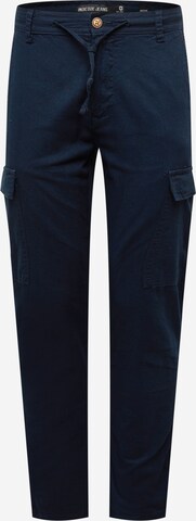 INDICODE JEANS Cargobroek 'Leonardo' in Blauw: voorkant