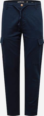 INDICODE JEANS - Regular Calças cargo 'Leonardo' em azul: frente