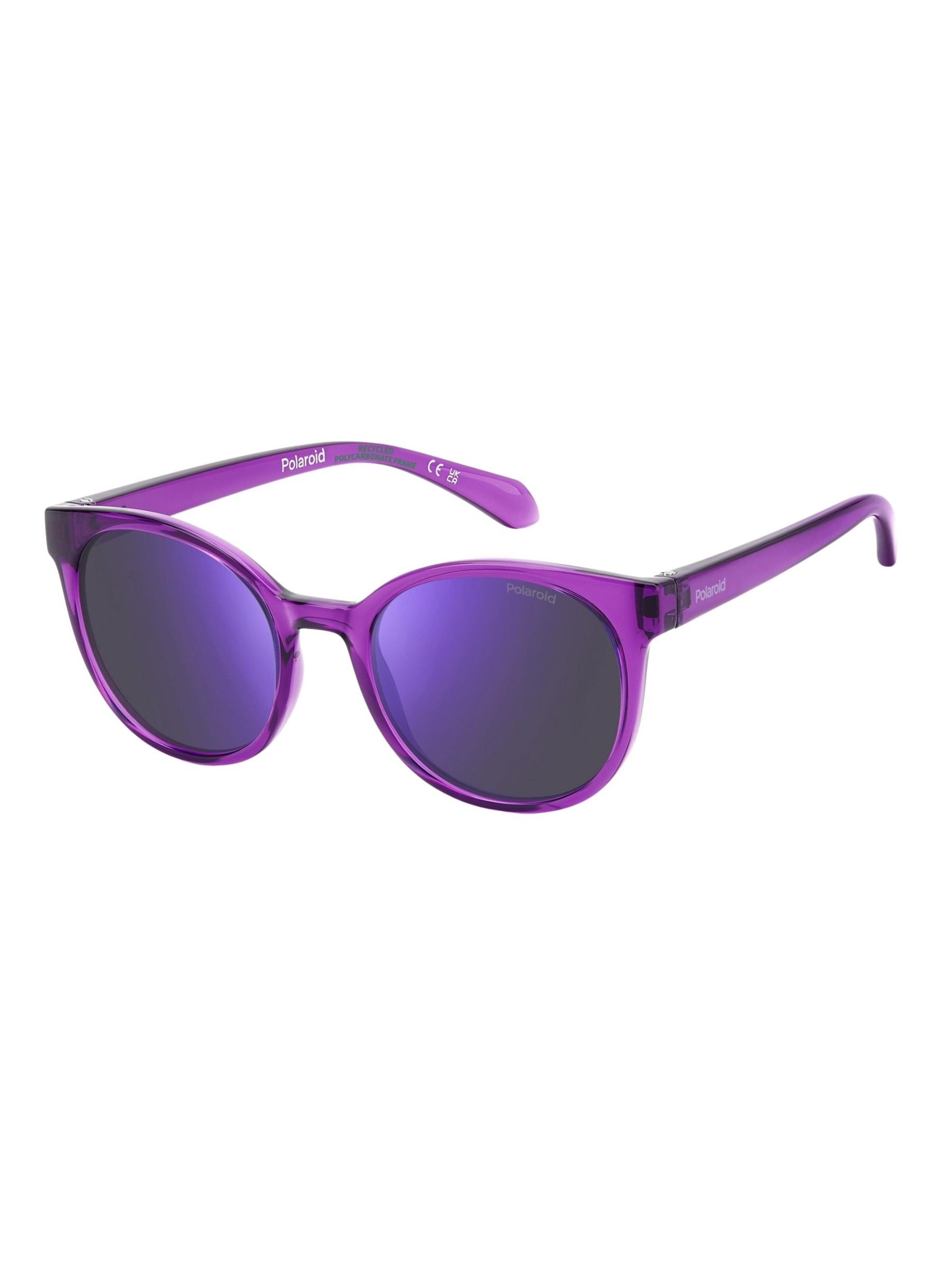 Lunettes de soleil Polaroid en violet : devant