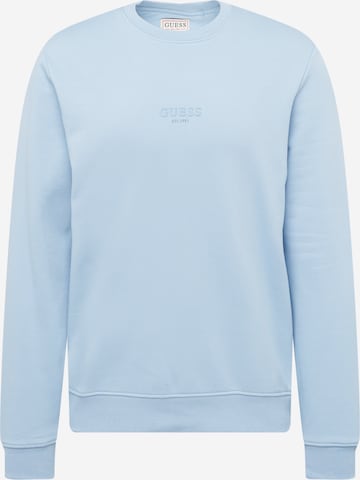 GUESS - Sweatshirt 'FEBO' em azul: frente
