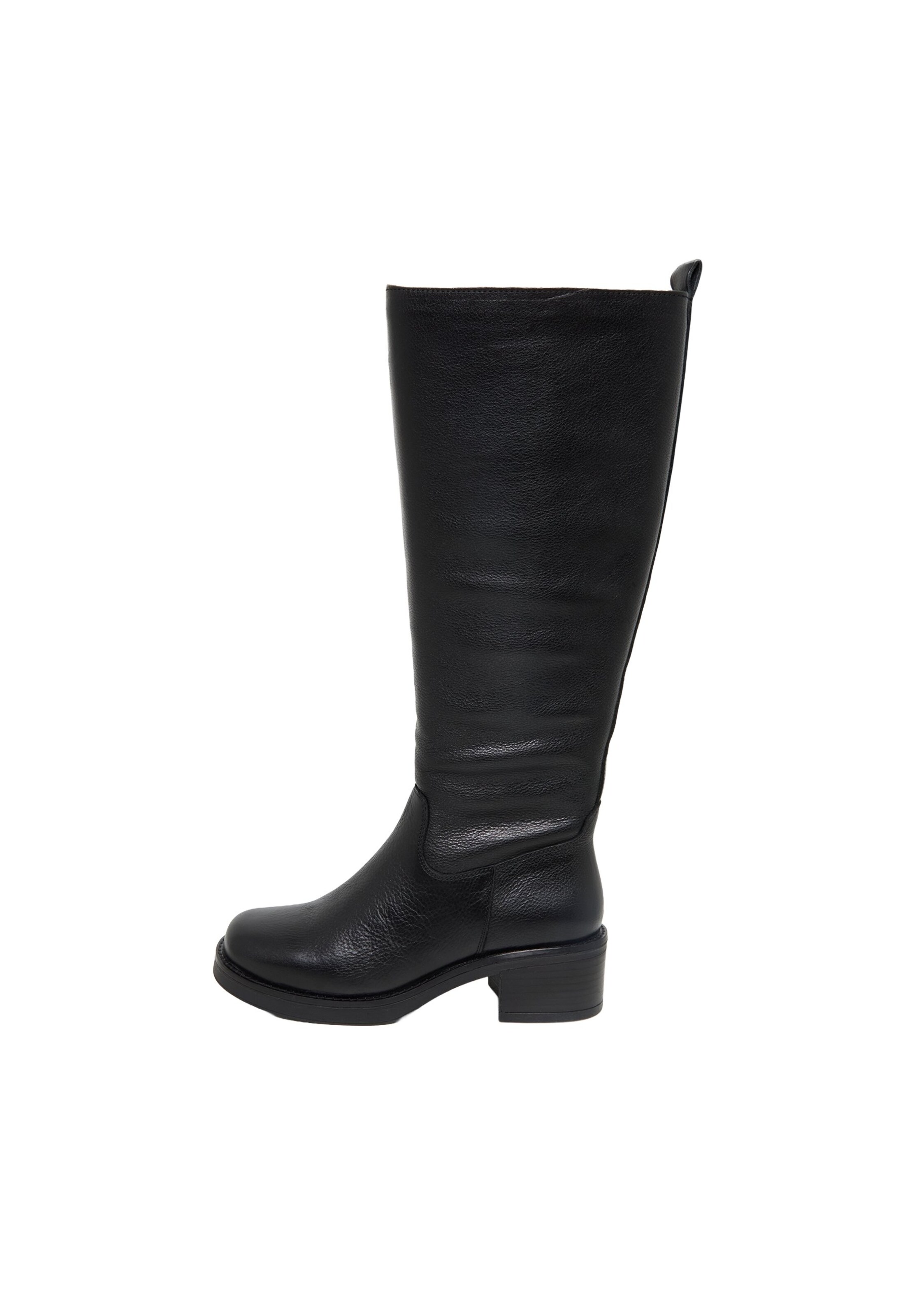ABOUT YOU Stiefel 'Mailin' in Schwarz: Vorderseite