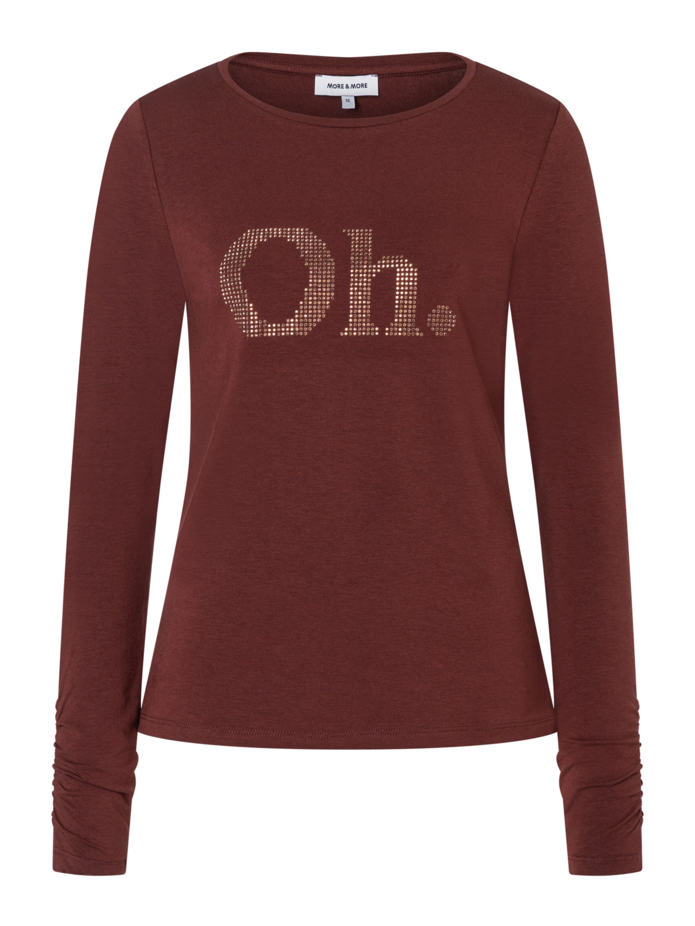 MORE & MORE Shirt in Brown / Silver, Item view