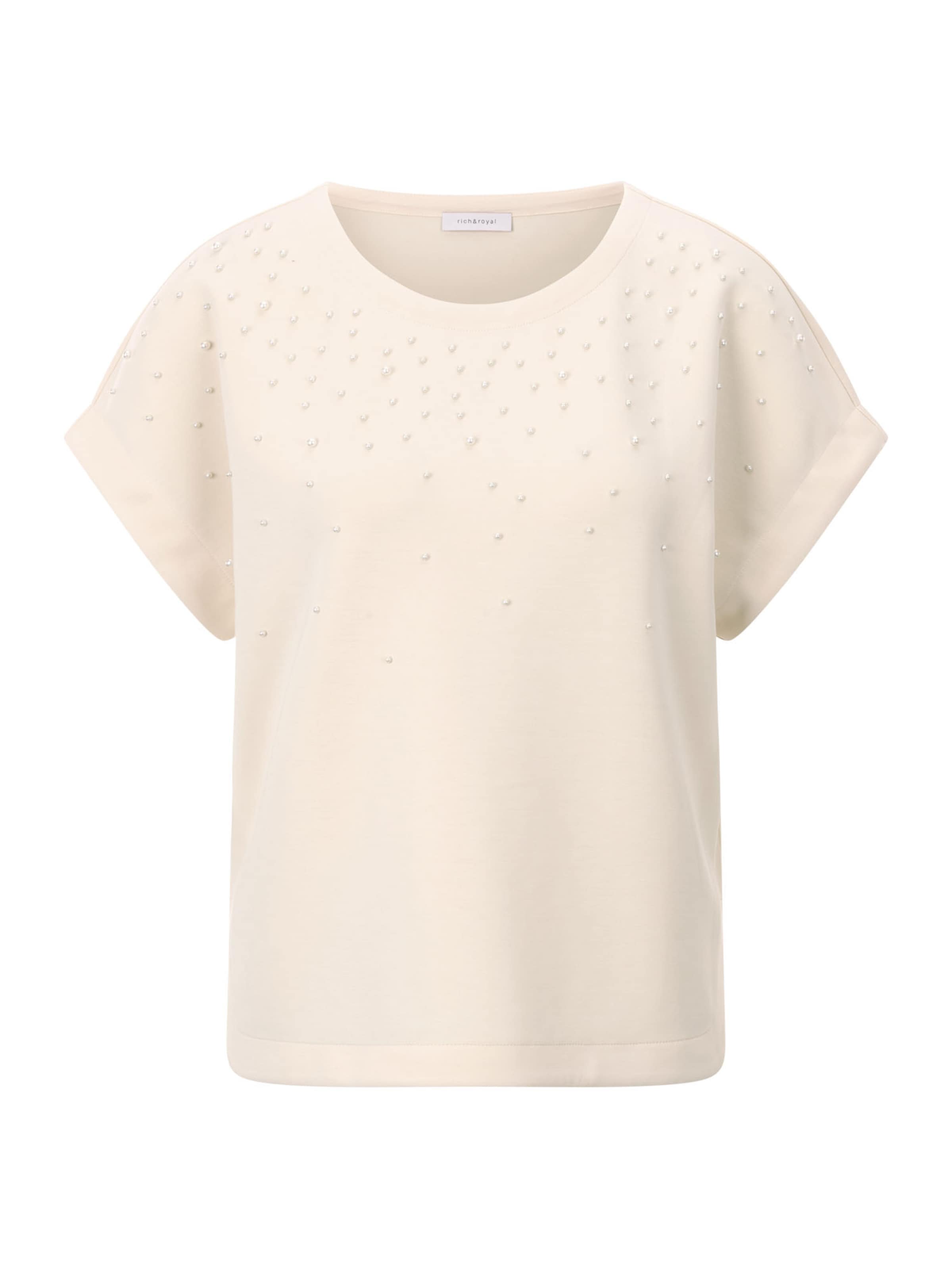 Maglietta di Rich & Royal in bianco: frontale