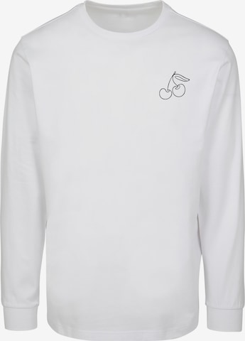 Merchcode Shirt 'Cherry' in White: front