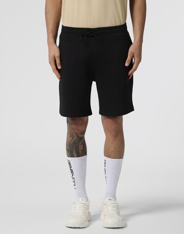 regular Pantaloni funzionali 'Tiger' di Plein Sport in nero: frontale