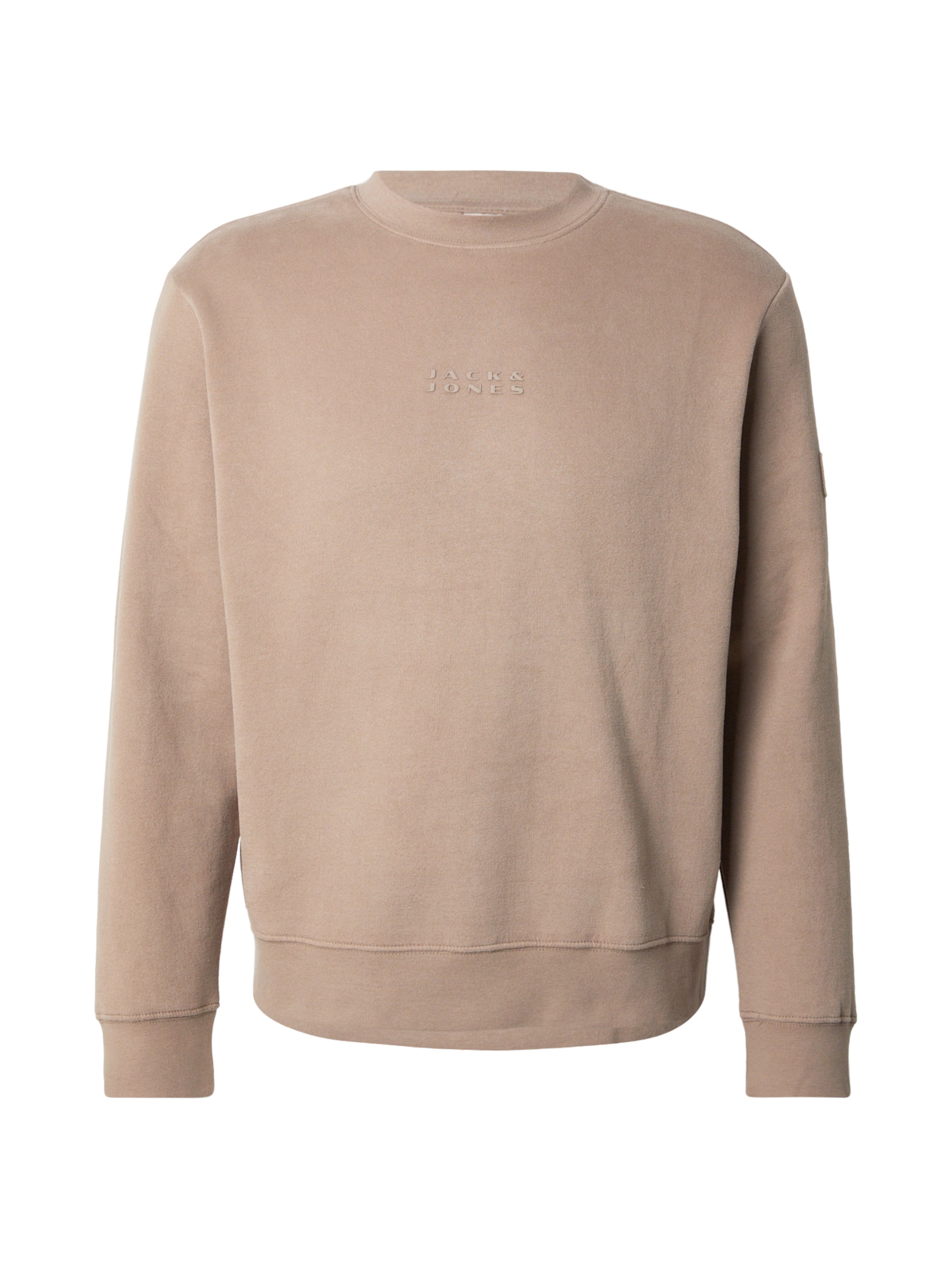Sweat-shirt 'JCOPOINT' JACK & JONES en beige : devant