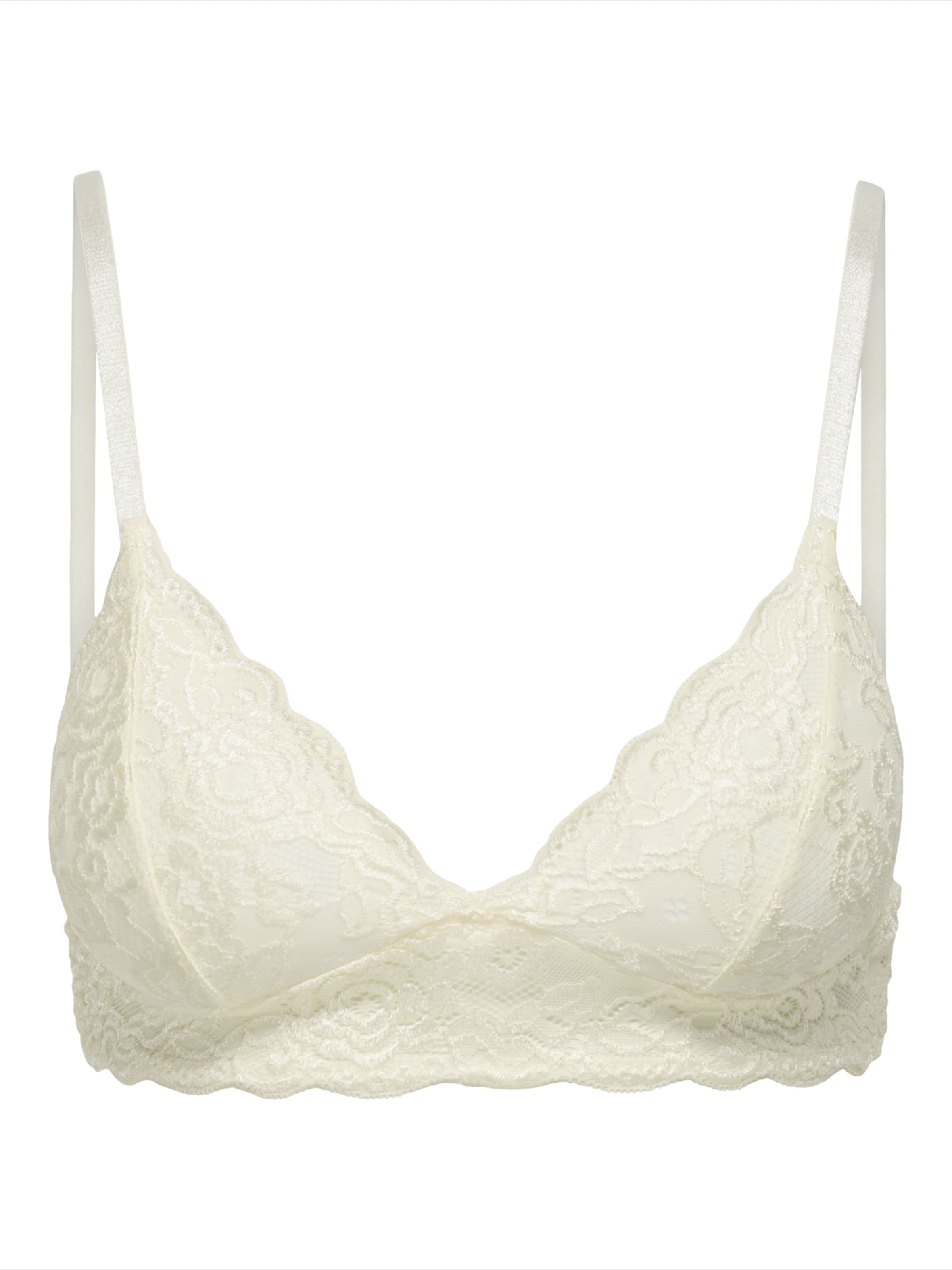 ONLY - Triángulo Sujetador 'ONLCHLOE' en blanco: frente