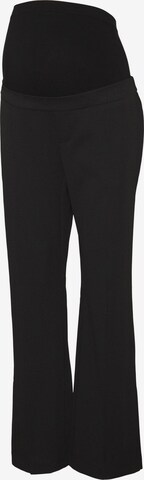 MAMALICIOUS Wide leg Pants 'LAILA' in Black: front