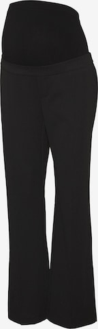 MAMALICIOUS Wide leg Trousers 'LAILA' in Black: front