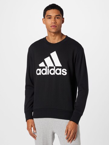 Sweat de sport 'Essentials' ADIDAS SPORTSWEAR en noir : devant