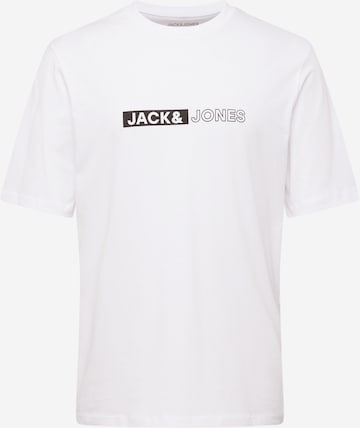 T-Shirt 'Neo' JACK & JONES en blanc : devant