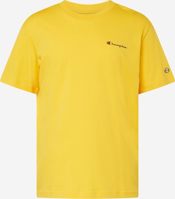 Champion Authentic Athletic Apparel T-Shirt 'Legacy American Classics' in Gelb: predná strana