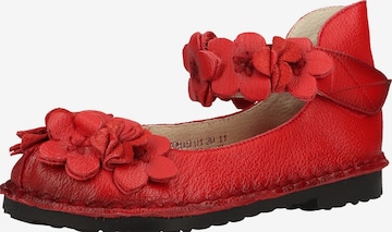 Laura Vita Ballet Flats with Strap 'Hocobio' in Red: front