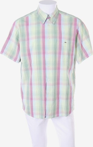 LACOSTE Button Up Shirt in L in Mixed colors: front