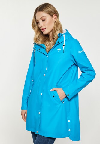 Manteau fonctionnel Schmuddelwedda en bleu : devant