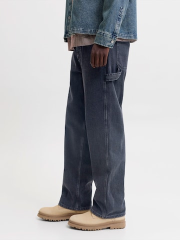 JACK & JONES Baggy Jeans 'JJIALEX JJCARPENTER' in Black