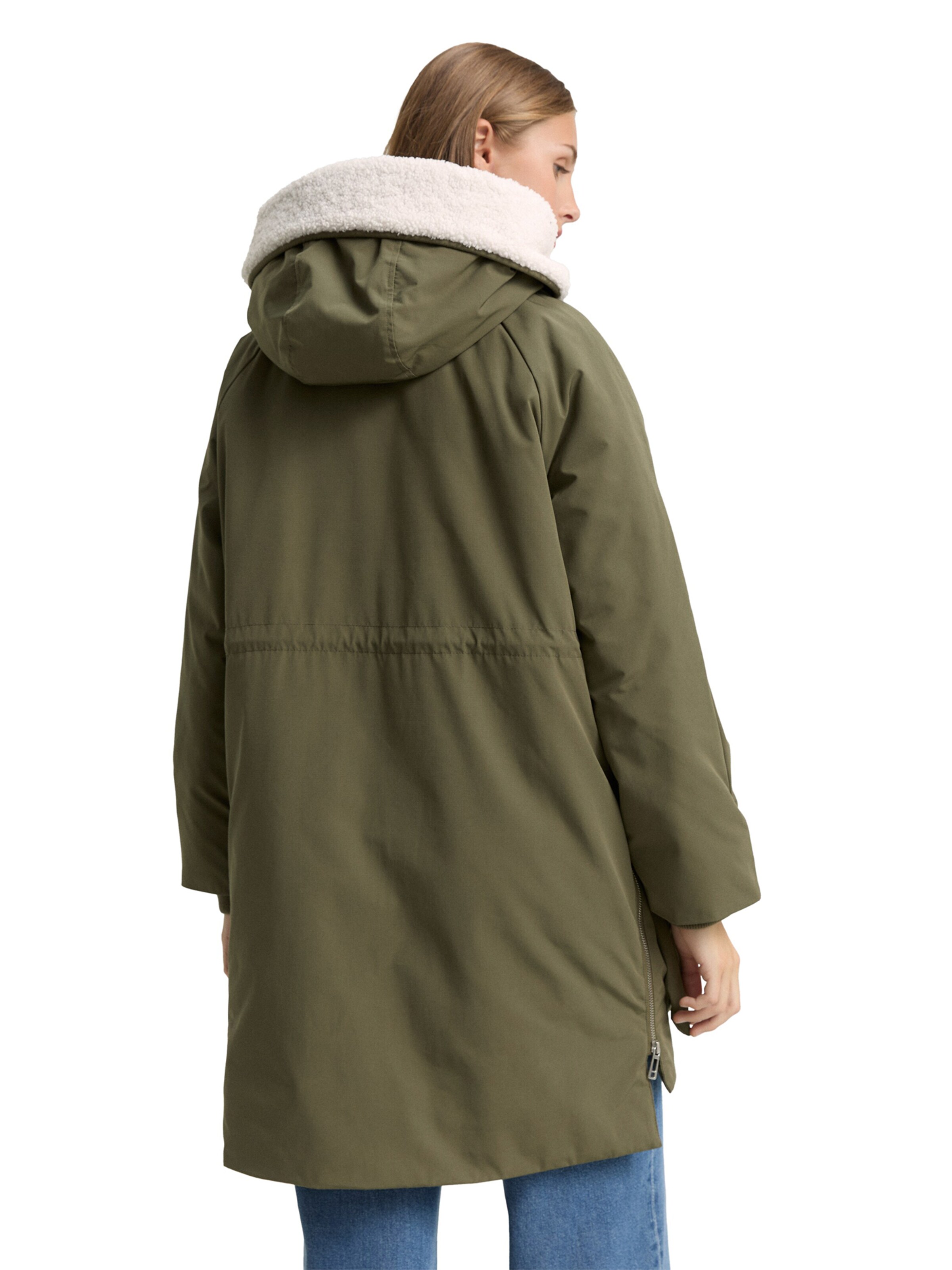 Parka d’hiver TOM TAILOR DENIM en vert