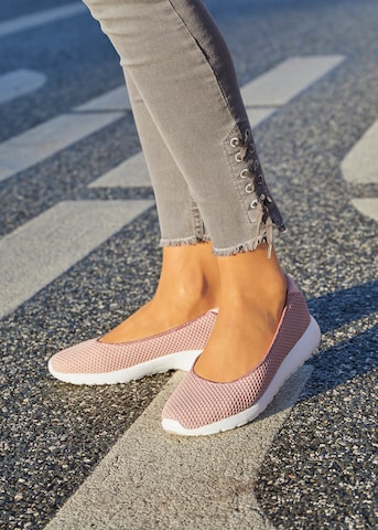 Ballerines LASCANA en rose : devant