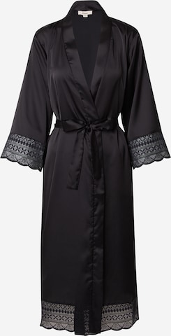 Robe de chambre 'IDOLE' ETAM en noir : devant