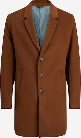 Manteau mi-saison JACK & JONES en marron : devant