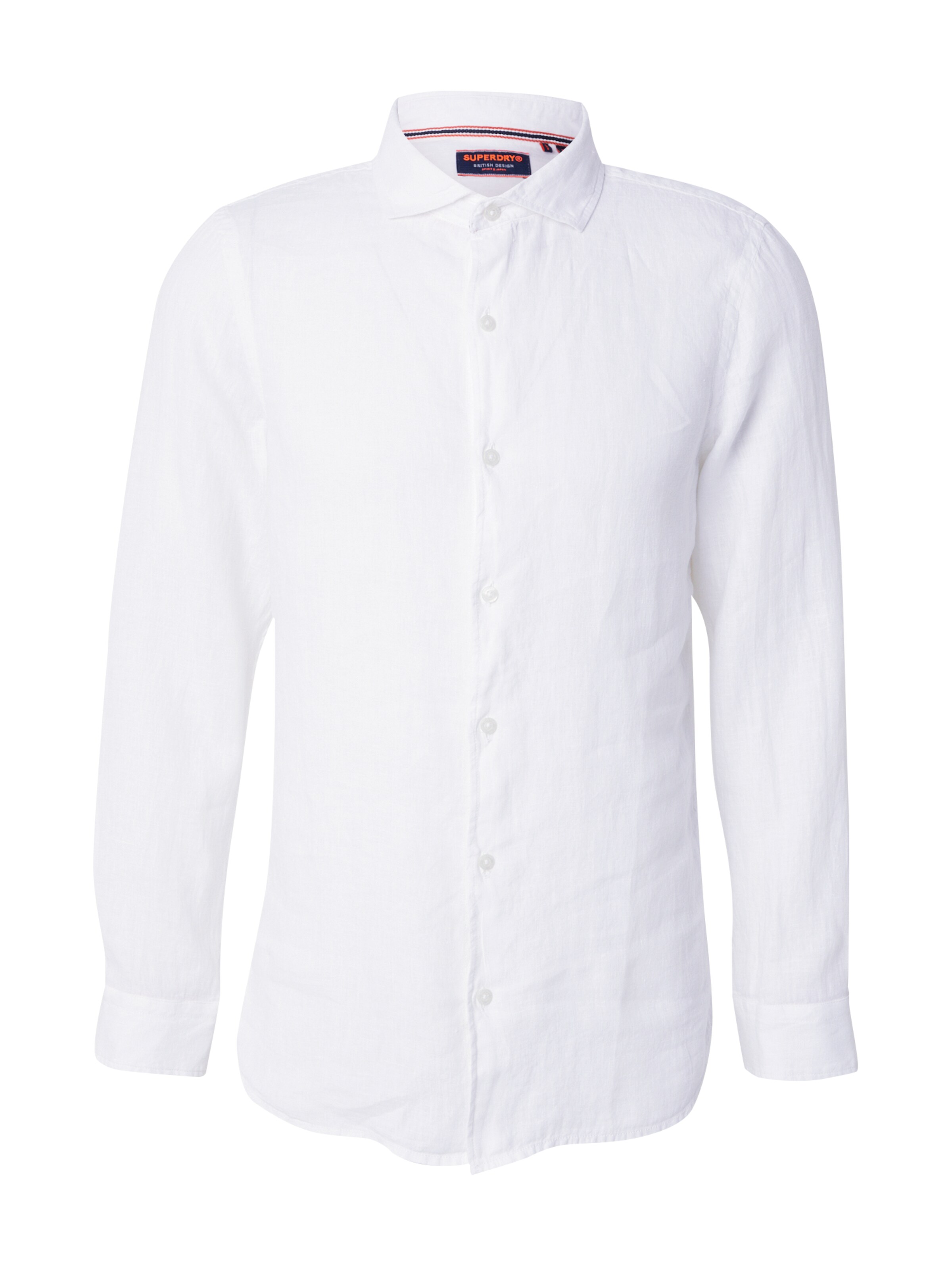 Superdry Skjorte 'Vacation' i hvid: forside