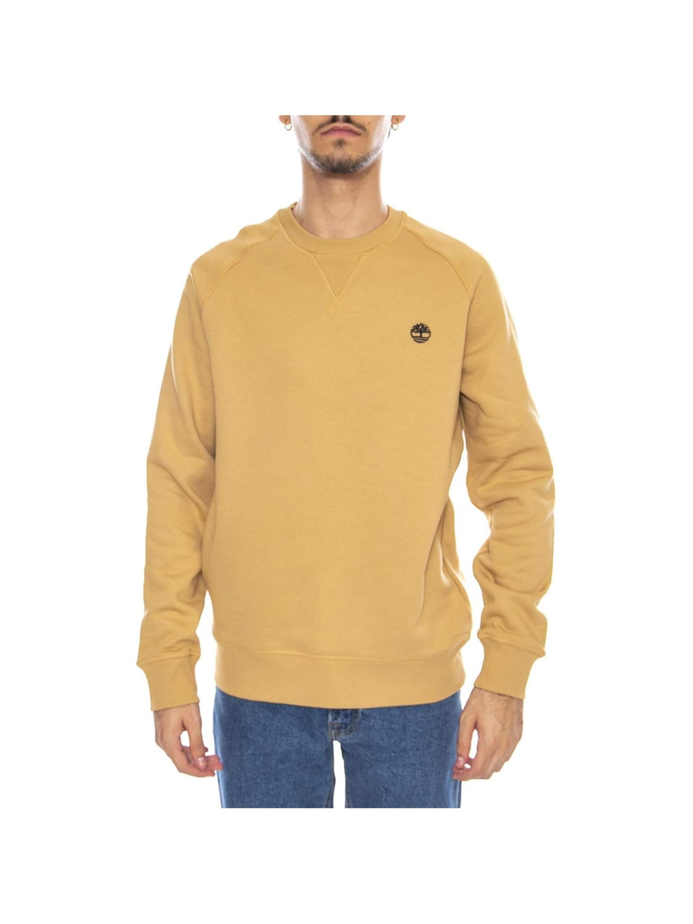 TIMBERLAND Sweatshirt 'Exeter River Brushed Back Crew Sweatshirt Beige' i beige: forside