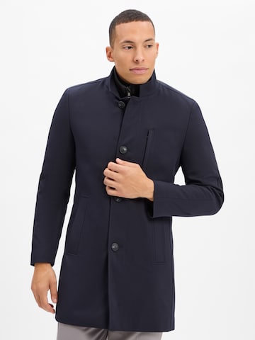 Finshley & Harding Tussenparka 'Denver' in Blauw: voorkant