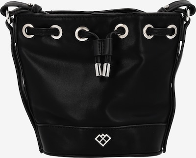 MYMO Beuteltasche in schwarz / silber, Produktansicht